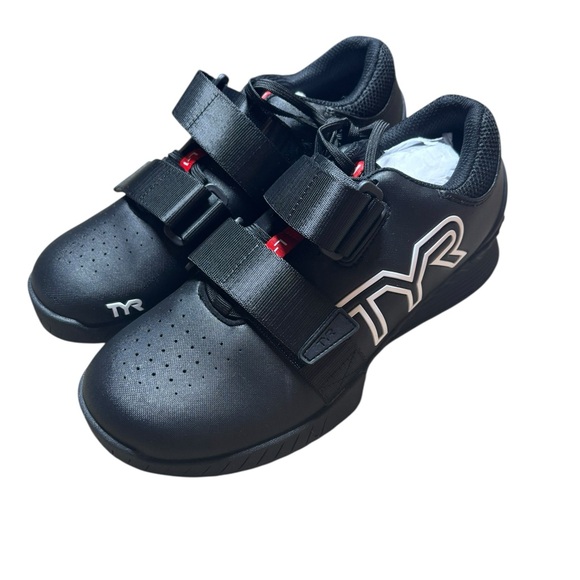 TYR L-1 Lifter Shoes Women’s Size 9 Black White Weightlifting Gym Sneakers - Picture 2 of 7